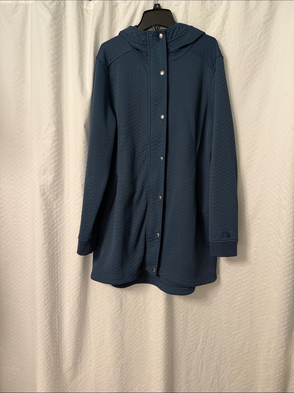 The North Face Teal/Blue Jacket with Hood XL